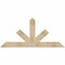 Ekena Millwork Saratoga Rough Sawn Timber Gable Bracket, Douglas Fir, 72"W x 33"H x 2"D x 6"F, 11/12 Pitch GBW072X33X0206SAR00RDF - alternate 1